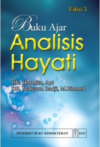 Buku Ajar Analisis Hayati