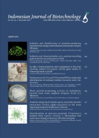 Indonesian Journal of Biotechnology (IJB): Vol.26 No.4 Desember 2021