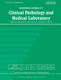 Indonesian Journal of Clinical Pathology and Medical Laboratory (IJCPML) Vol.30 No.1 November 2023 (jurnal)