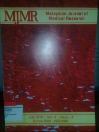 Malaysian Journal of Medical Research (MJMR); Vol.3 Is.3 July 2019