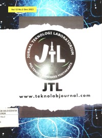 Jurnal Teknologi Laboratorium (JTL): Poltekkes Kemenkes Yogyakarta; Vol.12 No.2 Desember 2023