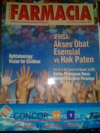 FARMACIA: Wahana Komunikasi Lintas Spesialis: Vol.7 No.3 Oktober 2007