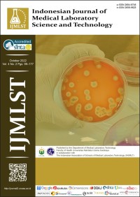 Indonesian Journal of Medical Laboratory Science and Technology (IJMLST) Vol.4 No.2 Oktober 2022 (jurnal)