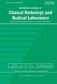 Indonesian Journal of Clinical Pathology and Medical Laboratory (IJCPML) Vol.29 No.1 November 2022 (jurnal)