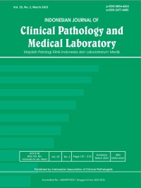 Indonesian Journal of Clinical Pathology and Medical Laboratory (IJCPML) Vol.29 No.2 March 2023 (jurnal)