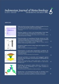 Indonesian Journal of Biotechnology (IJB): Vol.26 No.1 March 2021