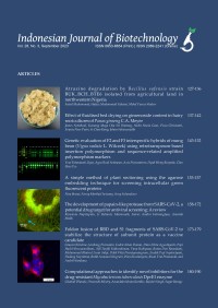 Indonesian Journal of Biotechnology (IJB): Vol.28 No.3 September 2023