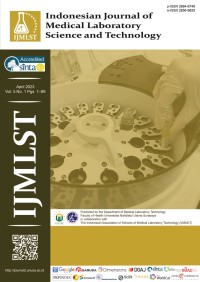 Indonesian Journal of Medical Laboratory Science and Technology (IJMLST) Vol.5 No.1 April 2023 (jurnal)