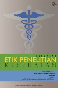 BUKU AJAR ETIK PENELITIAN KESEHATAN