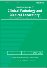 Indonesian Journal of Clinical Pathology and Medical Laboratory (IJCPML): Vol.27 No.1 November 2020 (jurnal)