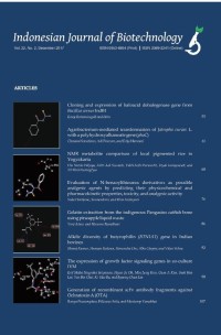 Indonesian Journal of Biotechnology (IJB): Vol.22 No.2 Desember 2017