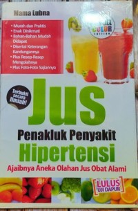 Jus Penakluk penyakit Hipertensi