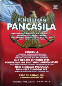 Pendidikan Pancasila: Edisi Reformasi 2016